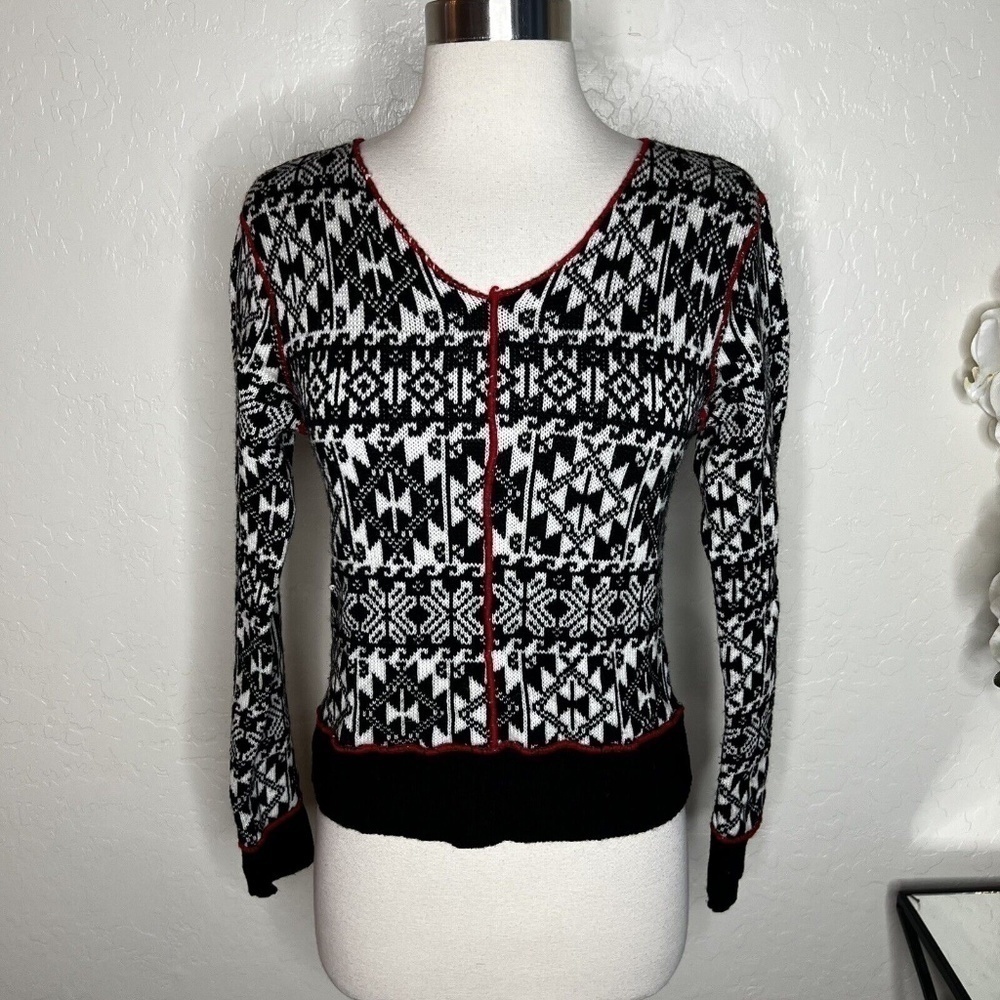 vintage bulldog guarenteed tough wool blend sweater S/P